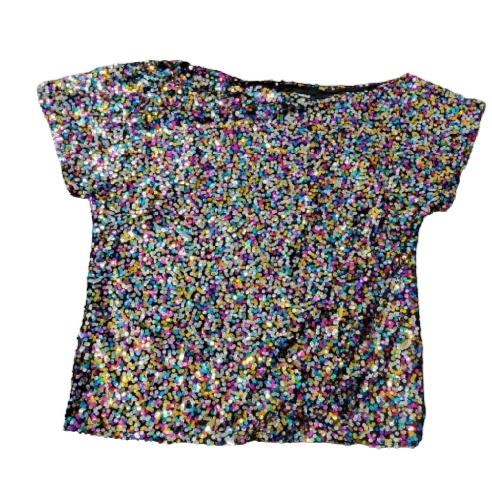 Anna-Kaci Sparkle Shine Collection Sequined Top Size 3XL